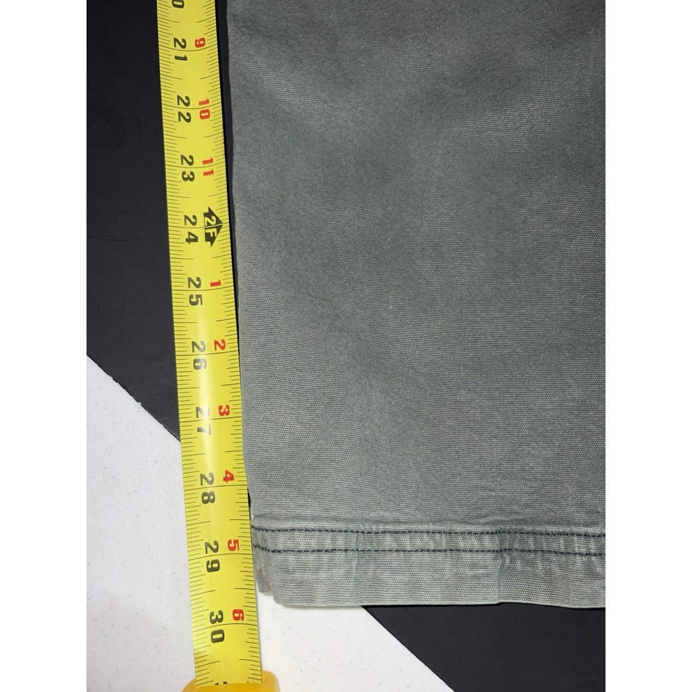 American Eagle Outfitters Real Good Pant Womens 18 Green Cotton Cargo Stretch - Picture 9 of 9